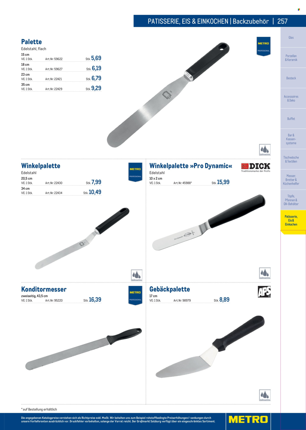 Angebote Metro. Seite 257