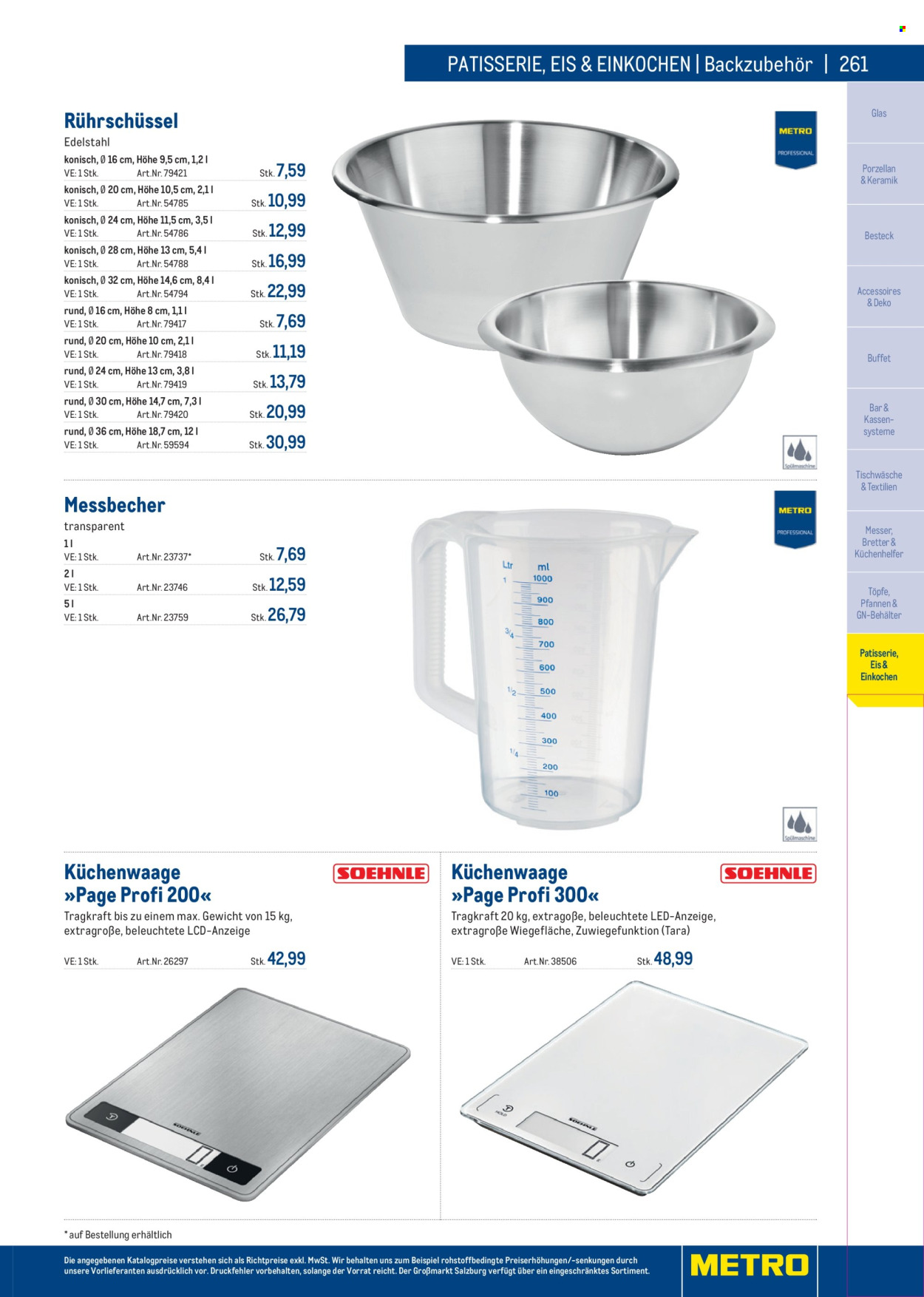 Angebote Metro. Seite 261