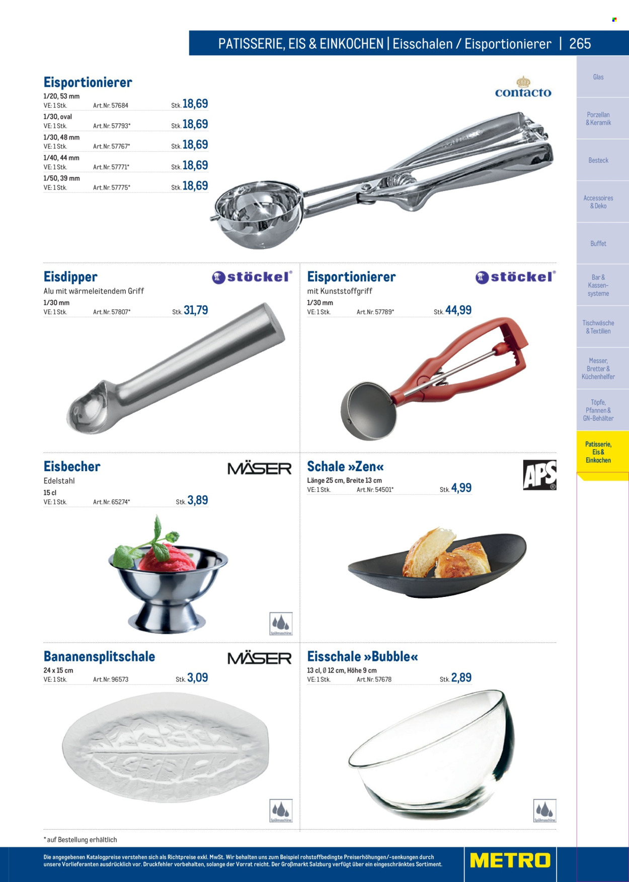 Angebote Metro. Seite 265