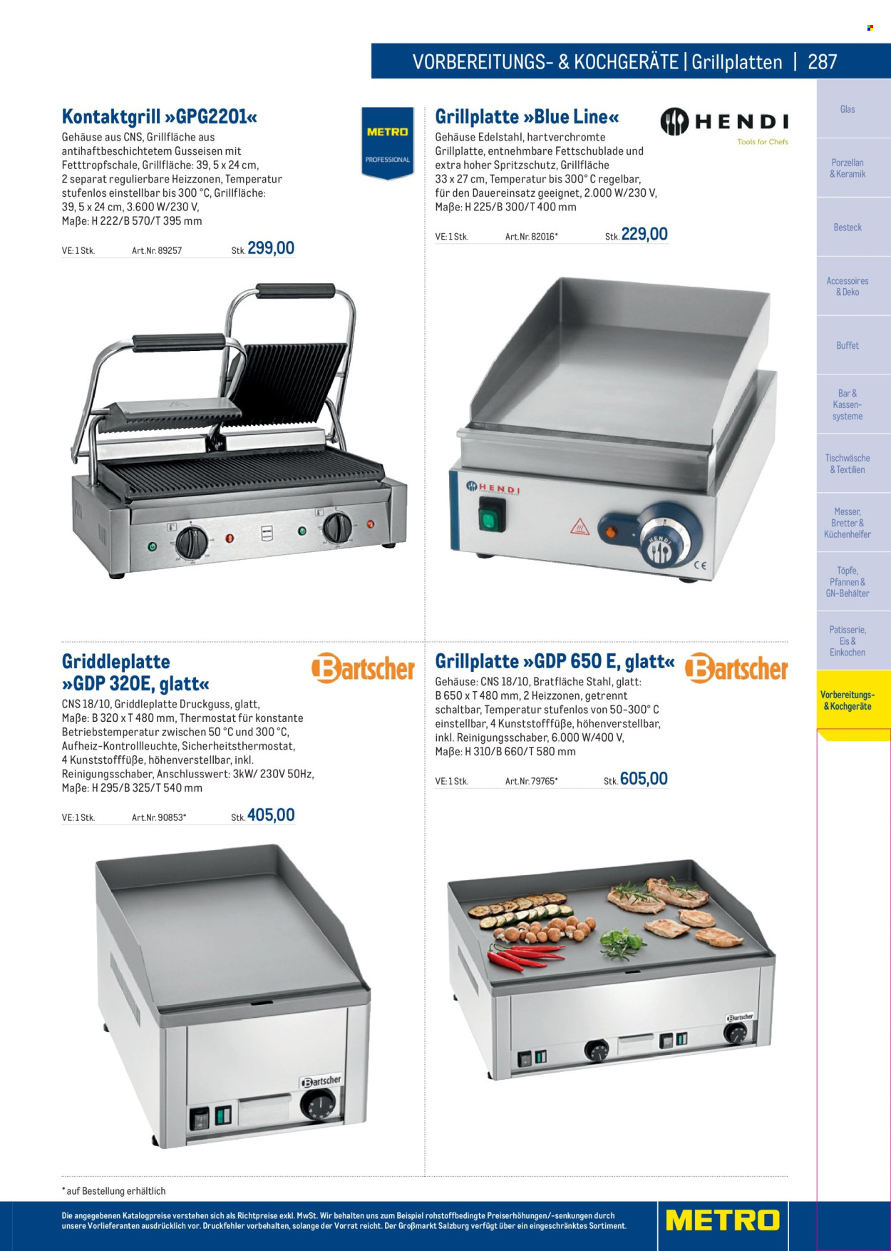 Angebote Metro. Seite 287