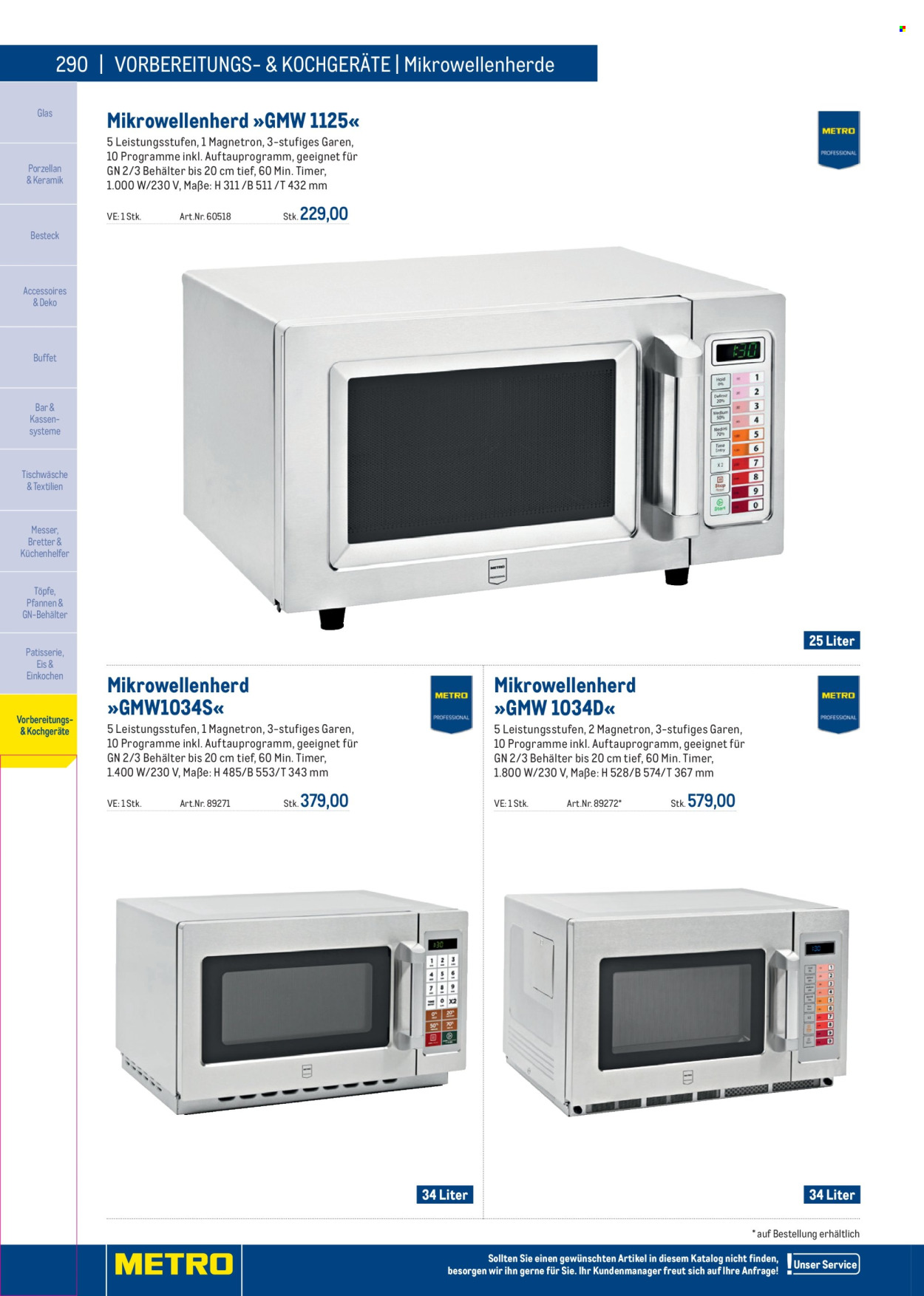Angebote Metro. Seite 290