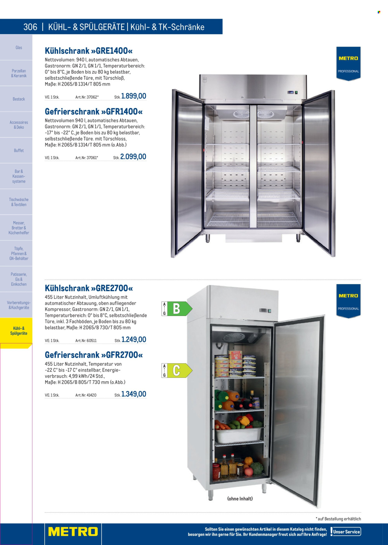 Angebote Metro. Seite 306