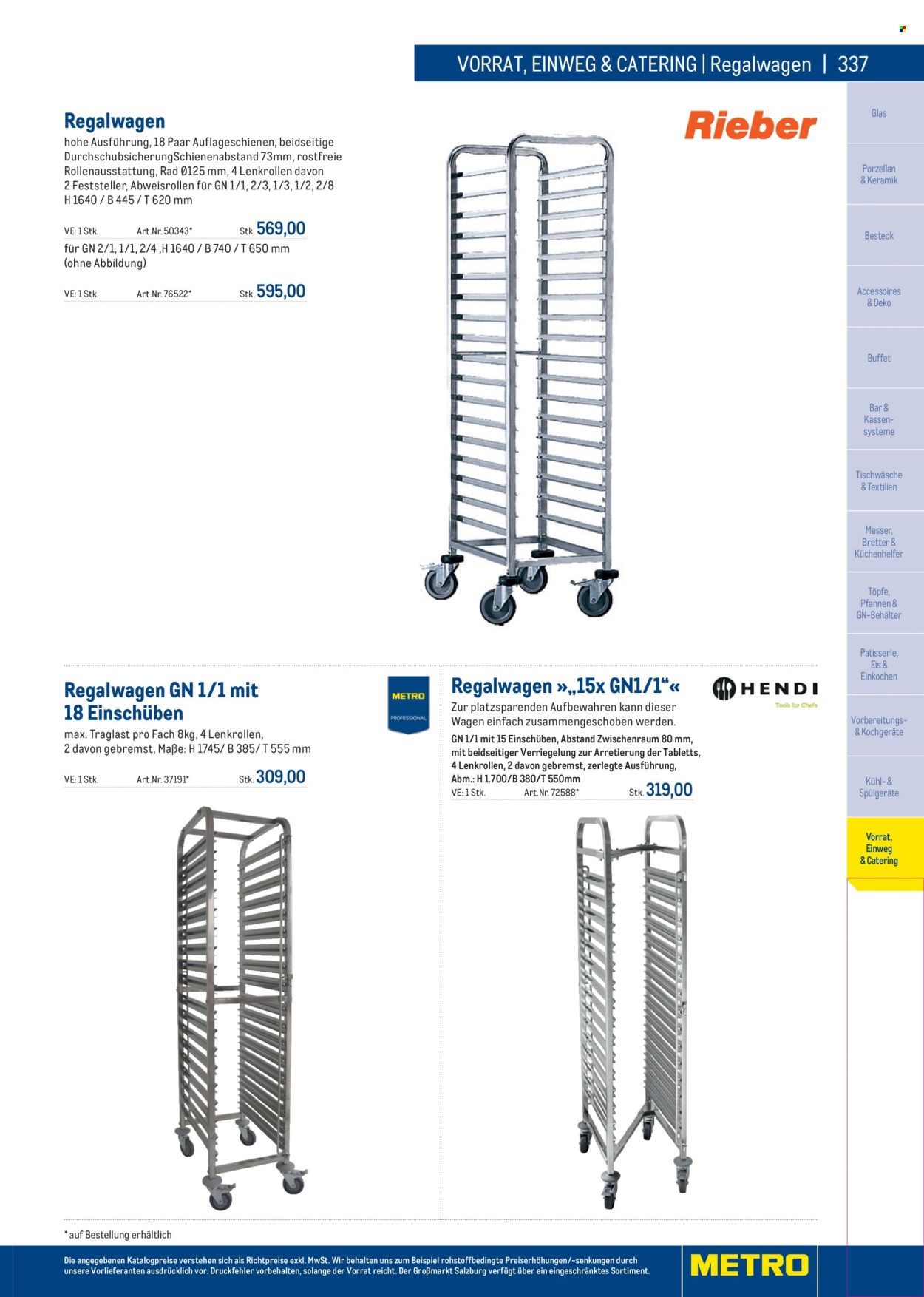 Angebote Metro. Seite 337