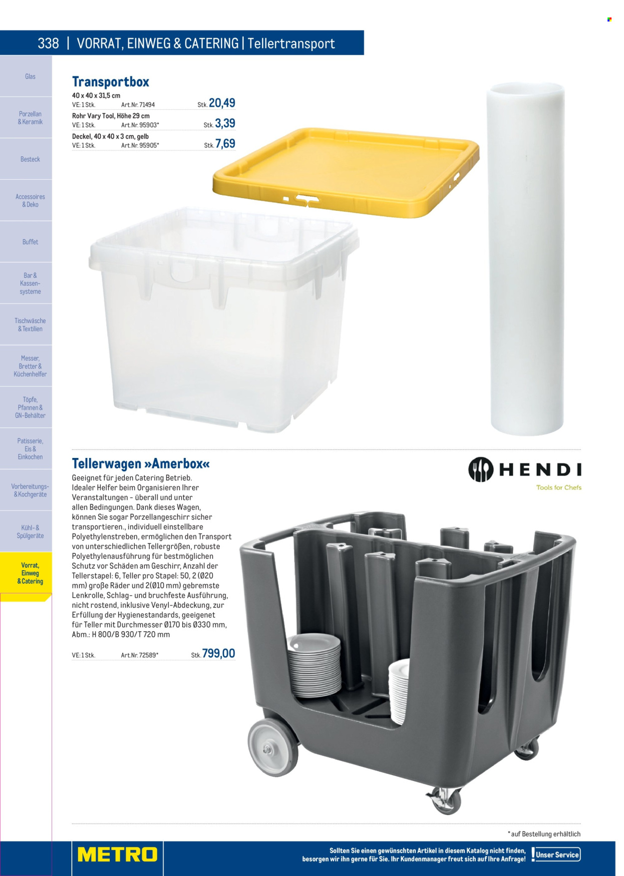 Angebote Metro. Seite 338