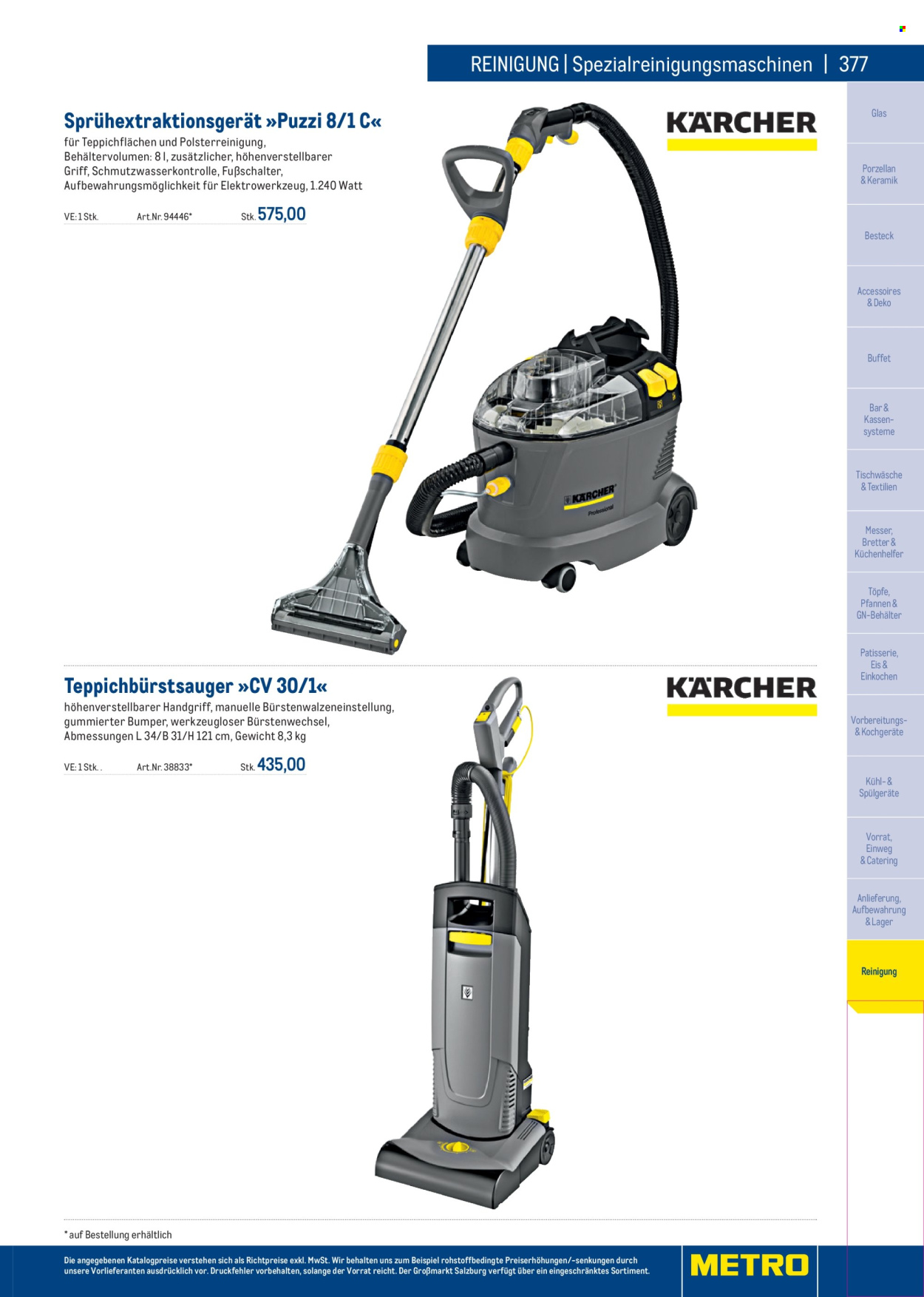 Angebote Metro. Seite 377
