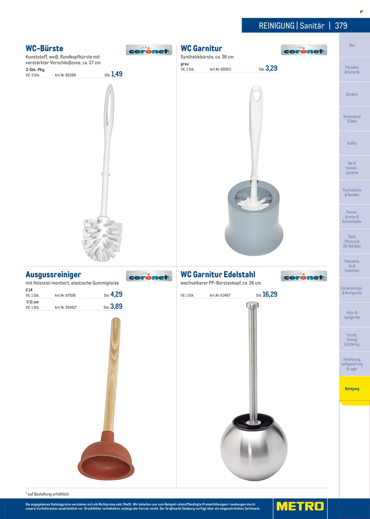 Angebote Metro. Seite 379