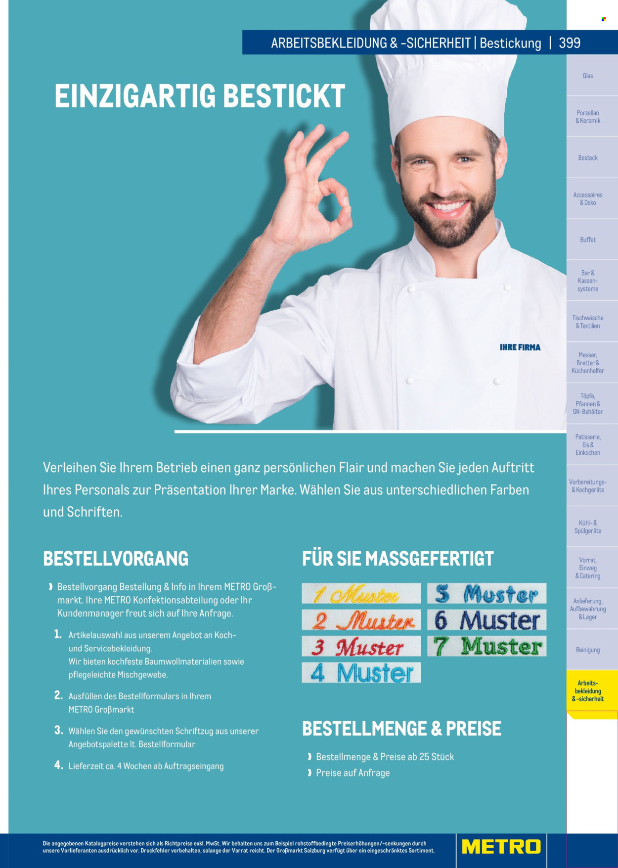 Angebote Metro. Seite 399
