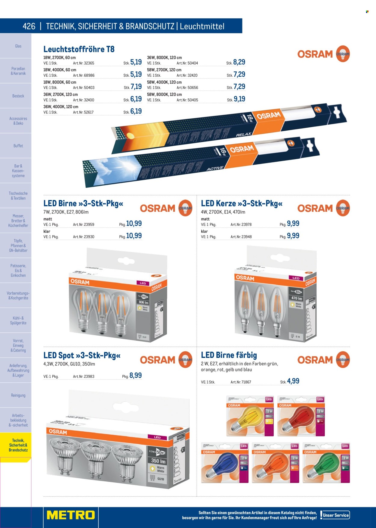 Angebote Metro. Seite 426