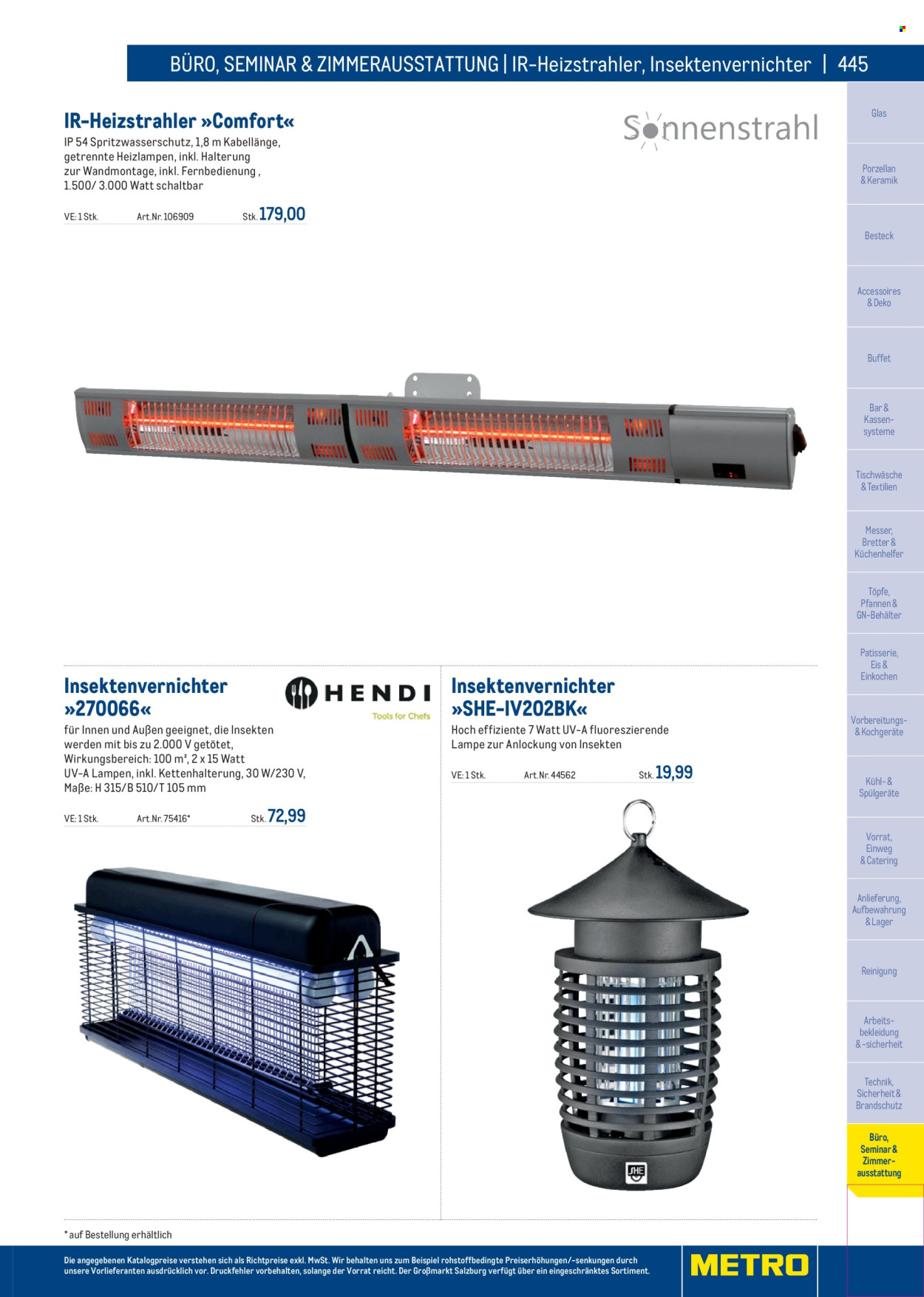 Angebote Metro. Seite 445