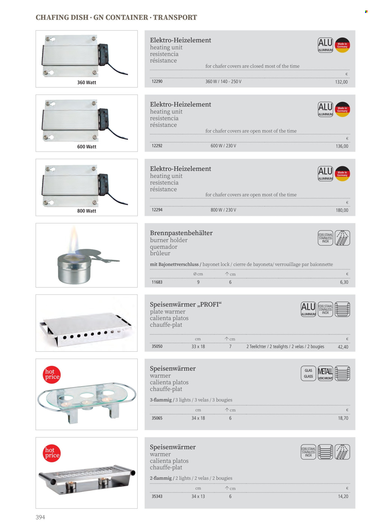 Angebote Metro. Seite 394