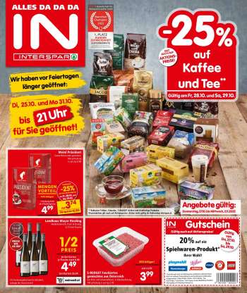 Angebote INTERSPAR - 25.10.2022 - 27.10.2022.