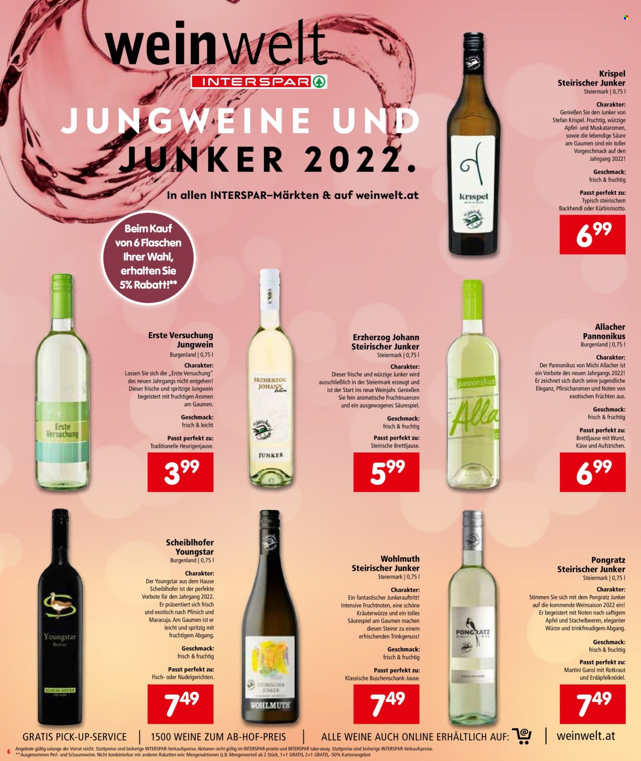 Angebote INTERSPAR - 25.10.2022 - 27.10.2022. Seite 6