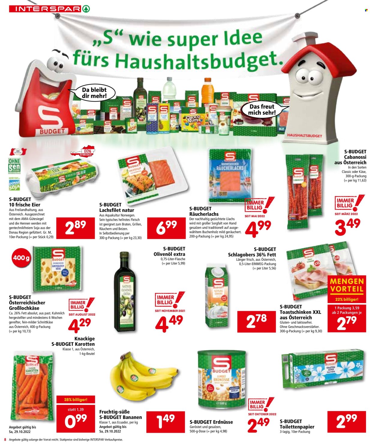 Angebote INTERSPAR - 25.10.2022 - 27.10.2022. Seite 8