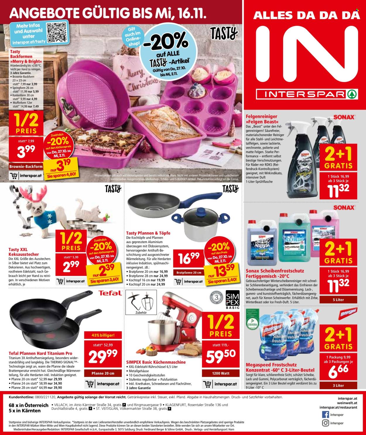 Angebote INTERSPAR - 25.10.2022 - 27.10.2022. Seite 16