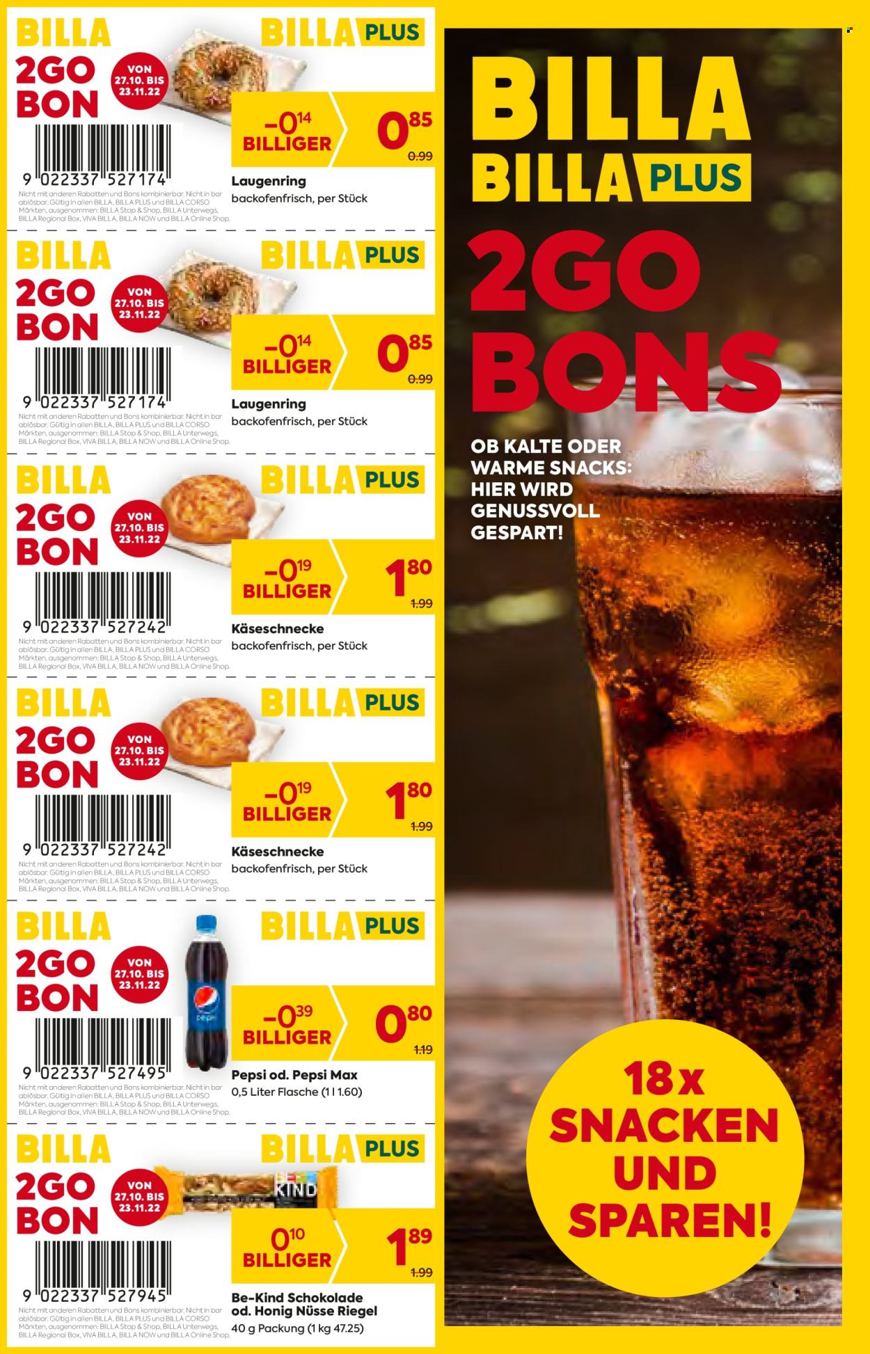 Angebote Billa - 27.10.2022 - 2.11.2022. Seite 11