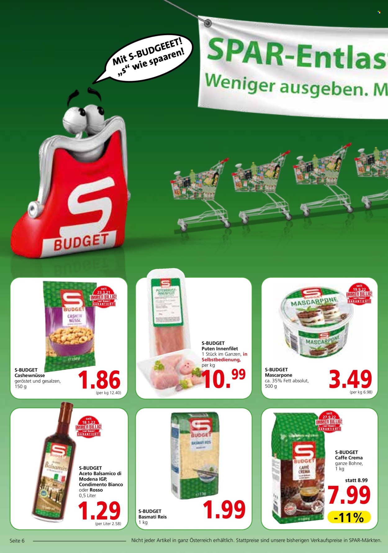 Angebote INTERSPAR - 27.10.2022 - 2.11.2022. Seite 6