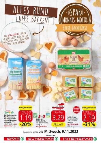 Angebote SPAR - 27.10.2022 - 9.11.2022.
