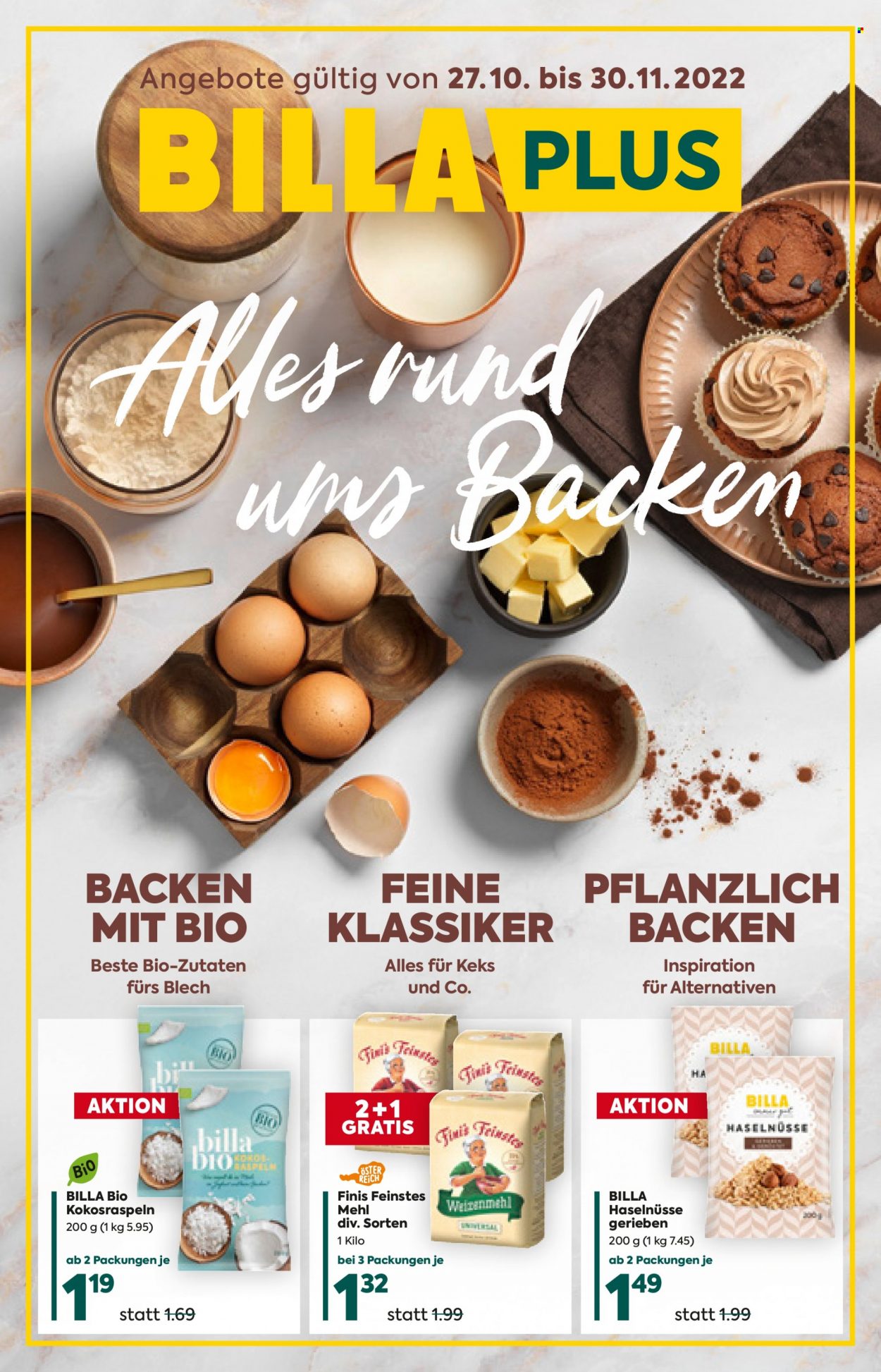 Angebote Billa Plus - 27.10.2022 - 30.11.2022. Seite 1
