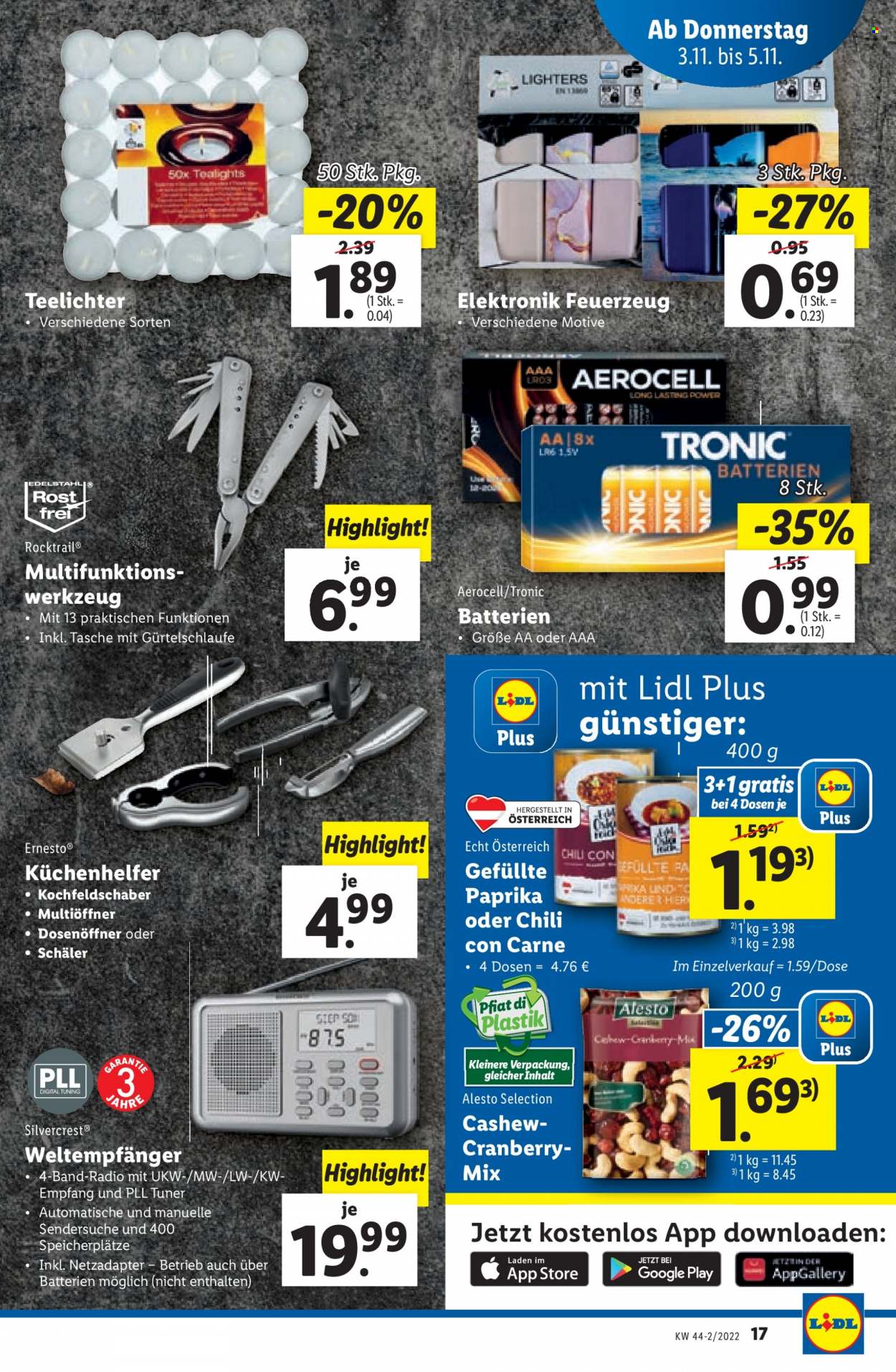 Angebote Lidl - 3.11.2022 - 9.11.2022. Seite 17