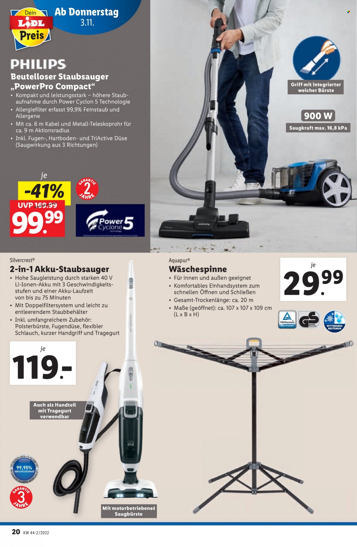 Angebote Lidl - 3.11.2022 - 9.11.2022. Seite 20