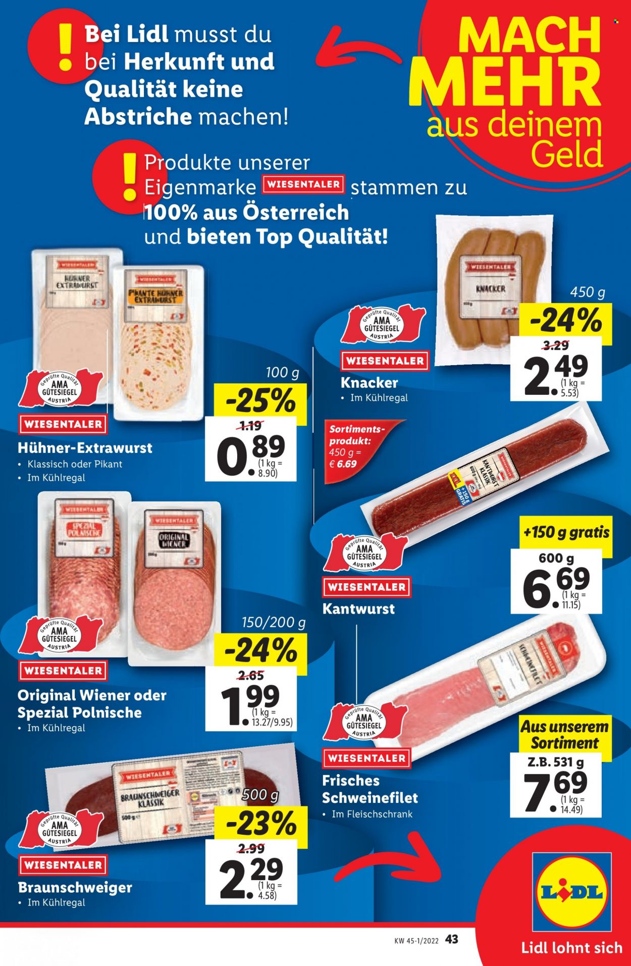 Angebote Lidl - 3.11.2022 - 9.11.2022. Seite 43