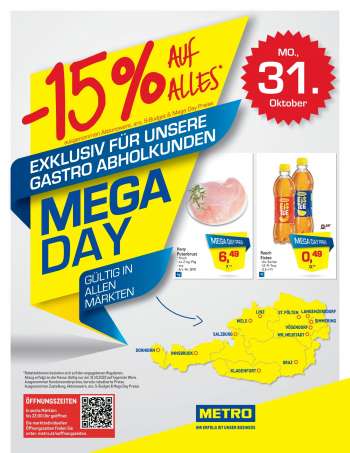 Angebote Metro - 31.10.2022 - 31.10.2022.