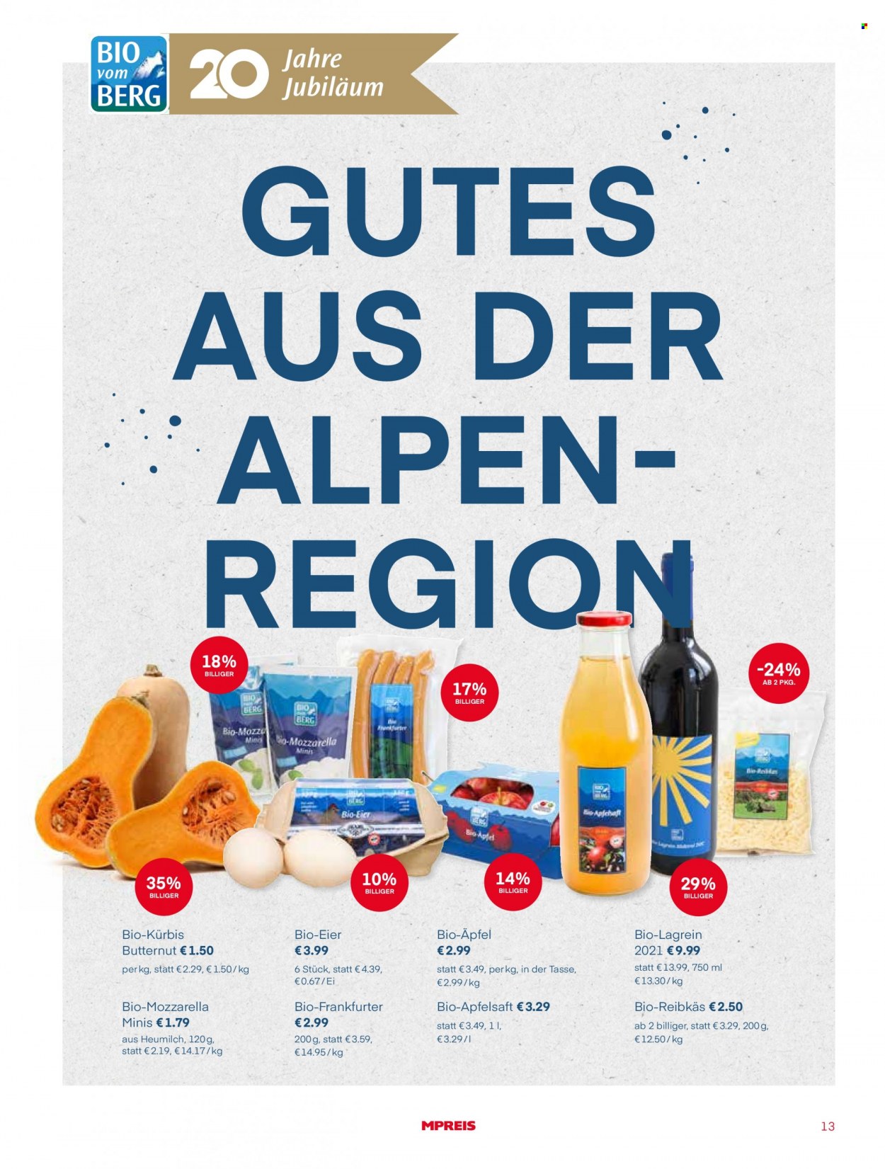 Angebote MPREIS - 31.10.2022 - 6.11.2022. Seite 13