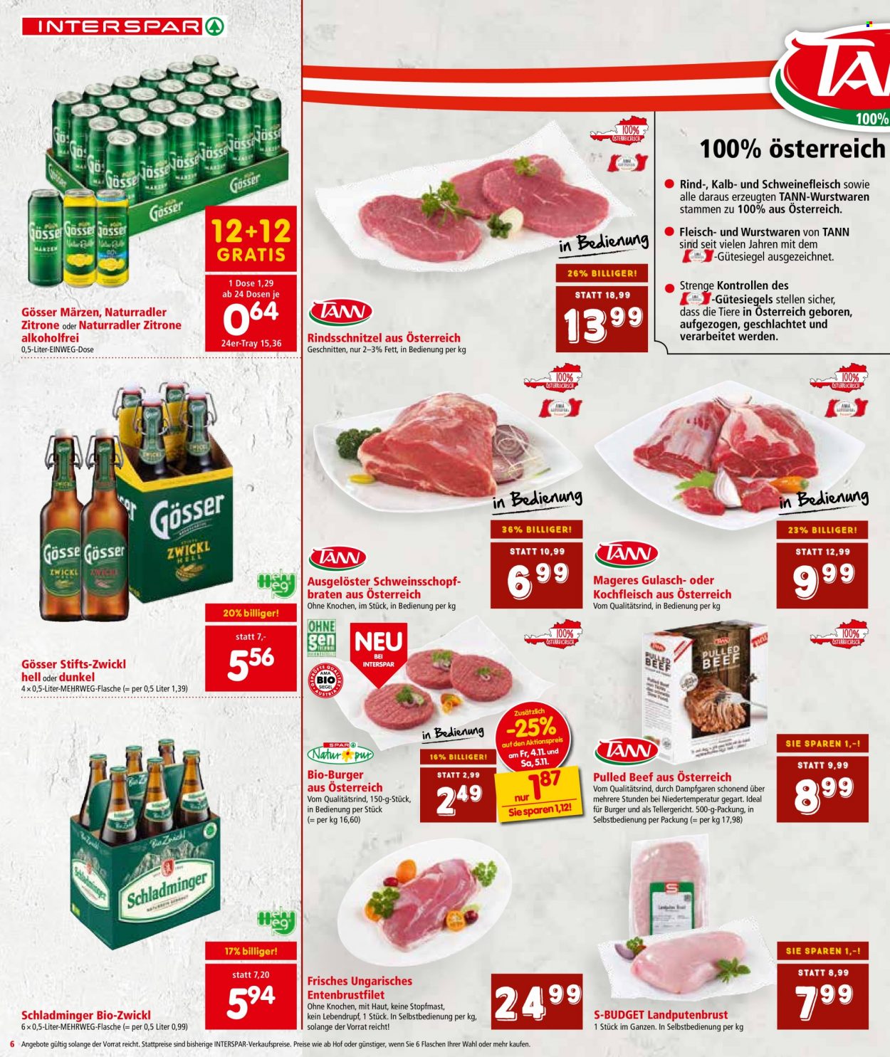 Angebote INTERSPAR - 3.11.2022 - 16.11.2022. Seite 6