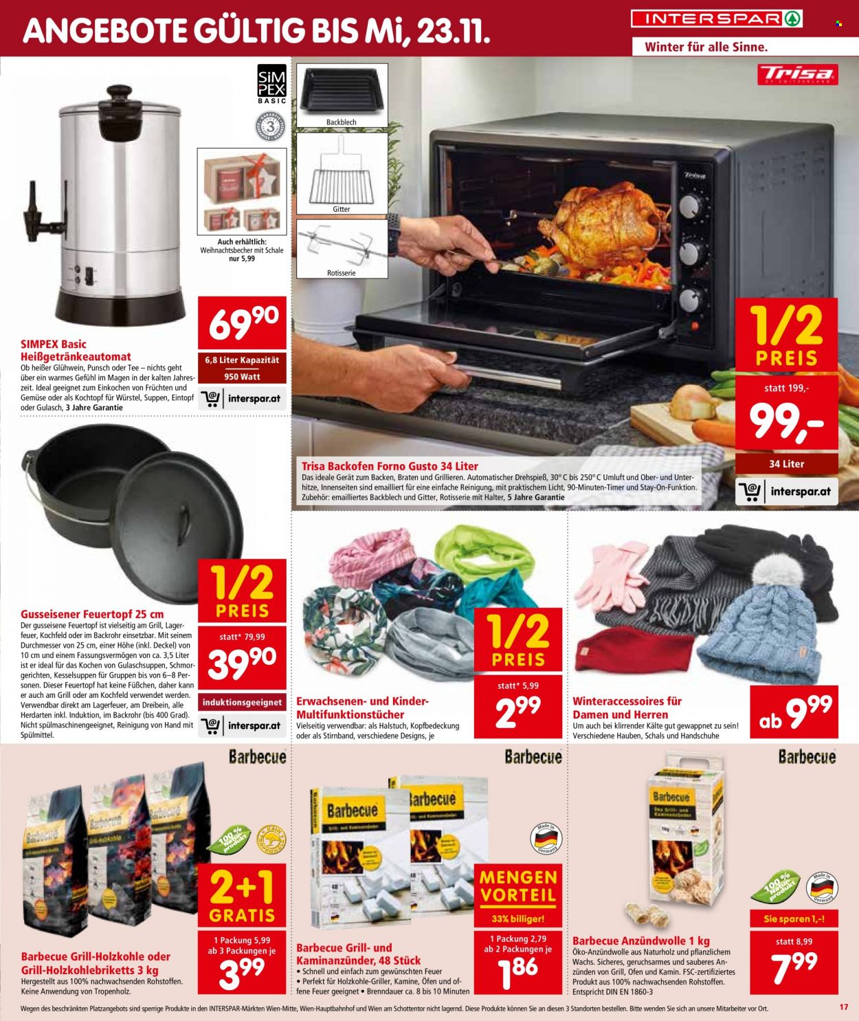 Angebote INTERSPAR - 3.11.2022 - 16.11.2022. Seite 17