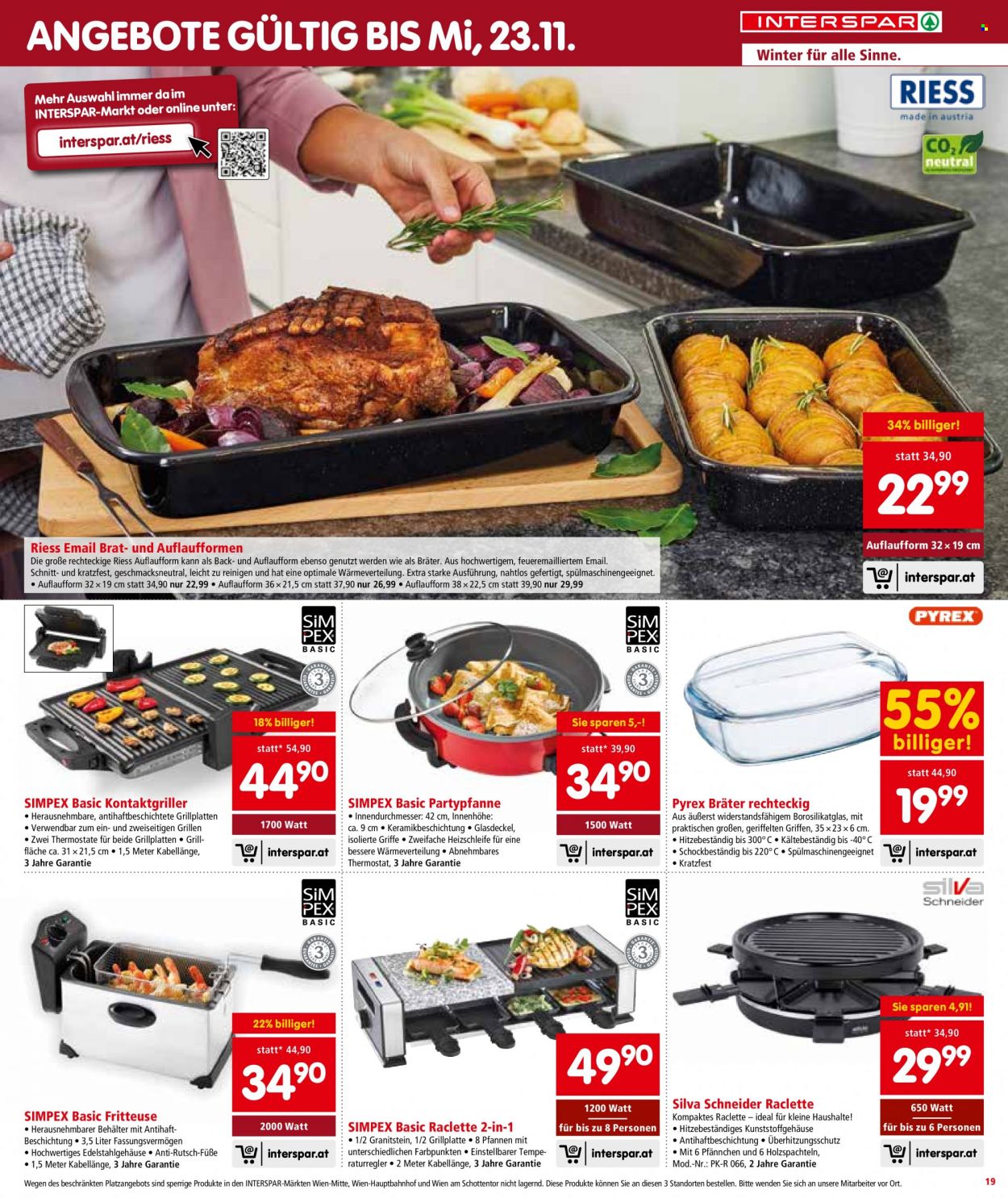 Angebote INTERSPAR - 3.11.2022 - 16.11.2022. Seite 19