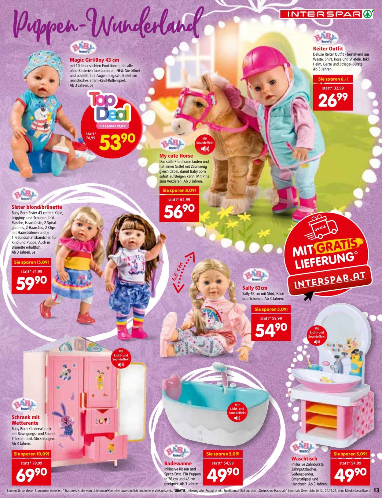 Angebote INTERSPAR - 3.11.2022 - 24.12.2022. Seite 13