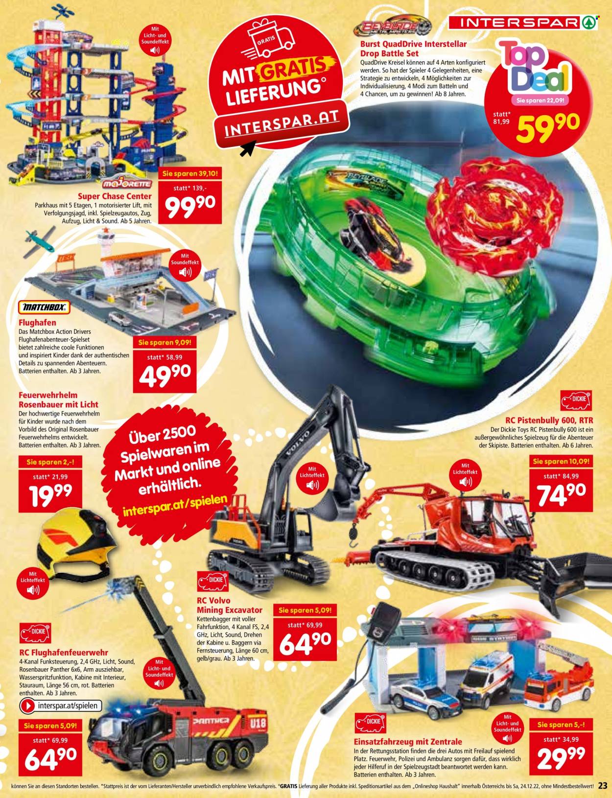 Angebote INTERSPAR - 3.11.2022 - 24.12.2022. Seite 23