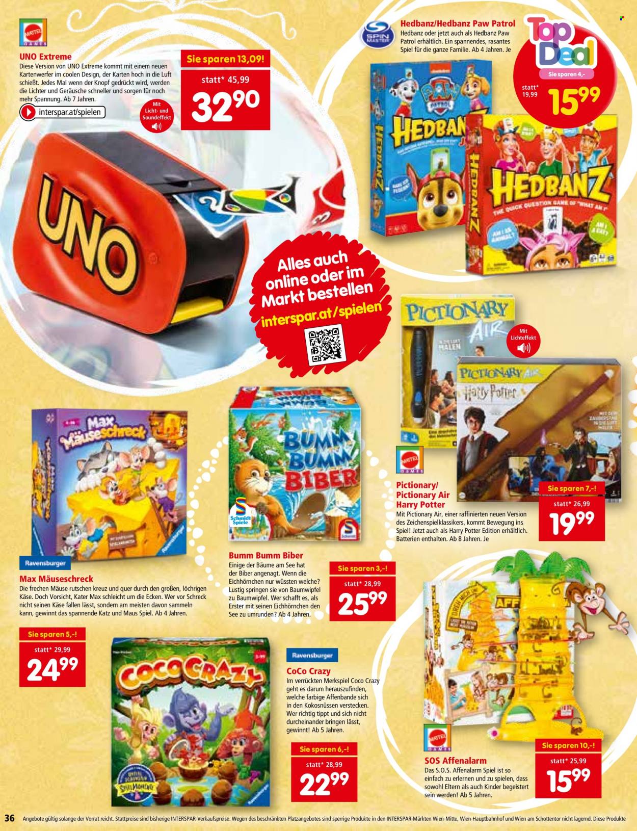 Angebote INTERSPAR - 3.11.2022 - 24.12.2022. Seite 36