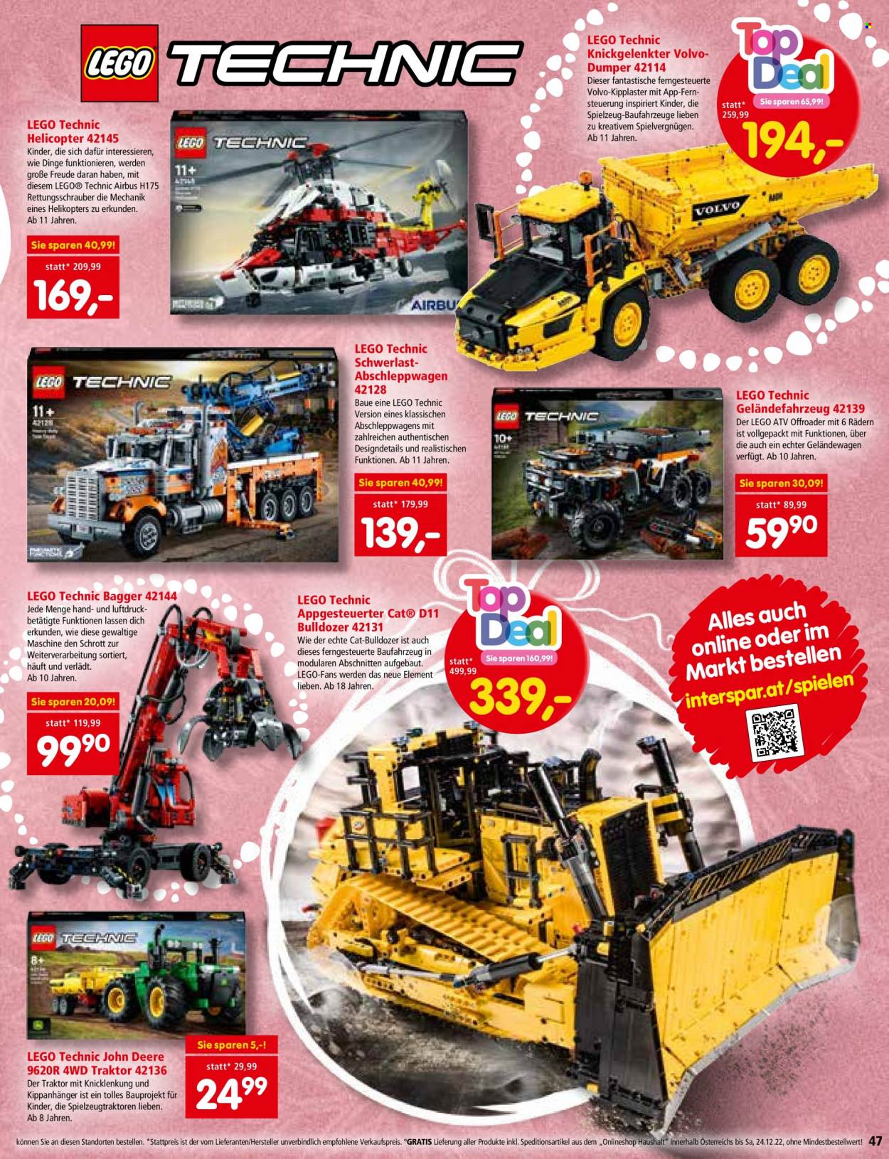 Angebote INTERSPAR - 3.11.2022 - 24.12.2022. Seite 47