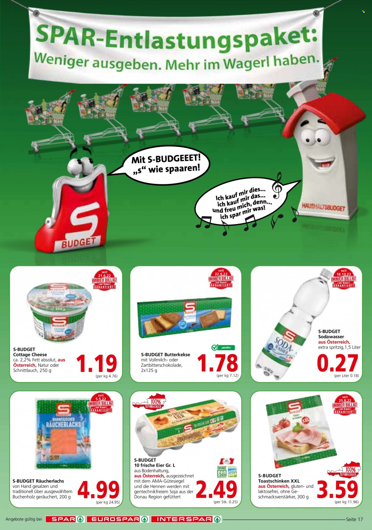 Angebote SPAR - 3.11.2022 - 16.11.2022. Seite 17