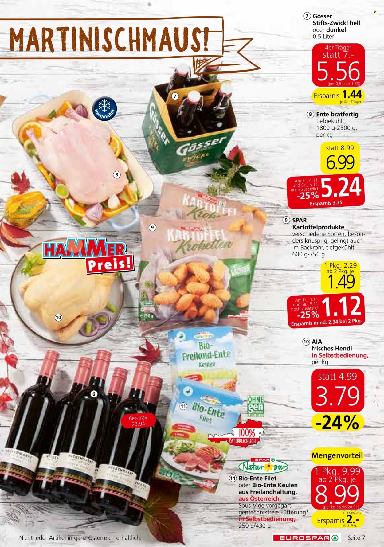 Angebote EUROSPAR - 3.11.2022 - 16.11.2022. Seite 7