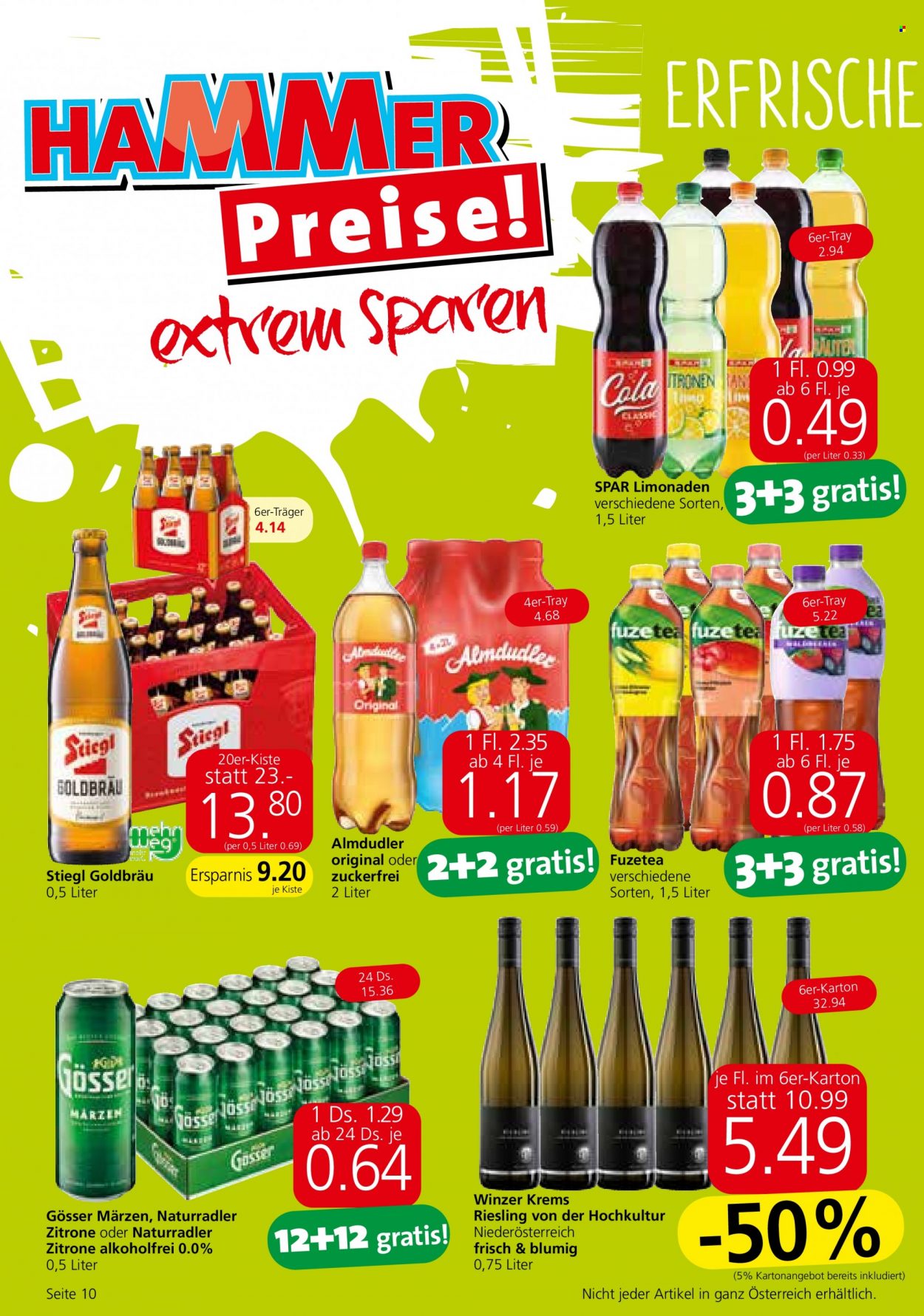 Angebote EUROSPAR - 3.11.2022 - 16.11.2022. Seite 10