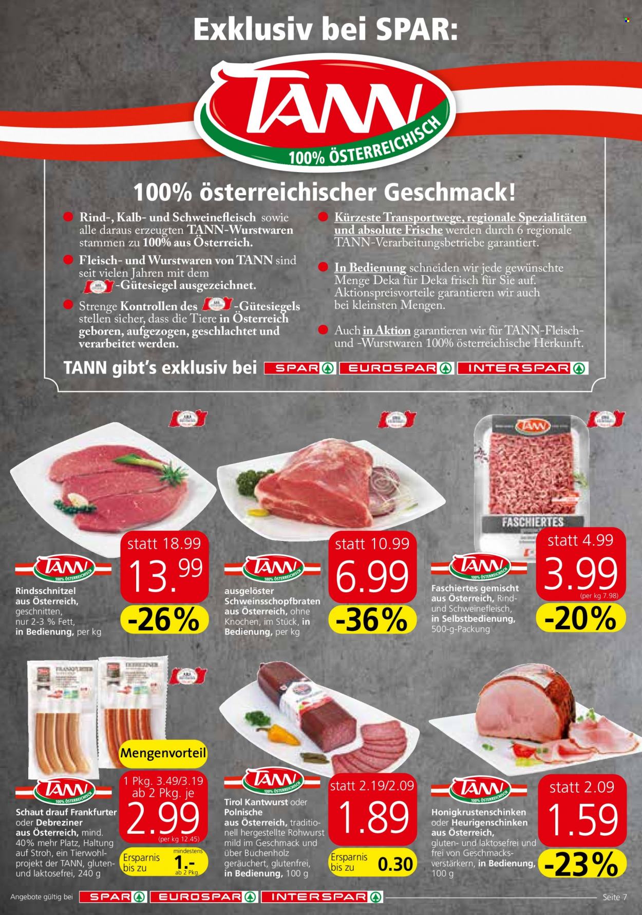 Angebote EUROSPAR - 3.11.2022 - 16.11.2022. Seite 7