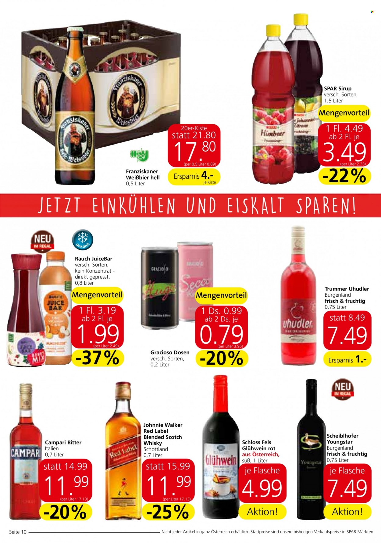 Angebote EUROSPAR - 3.11.2022 - 16.11.2022. Seite 10