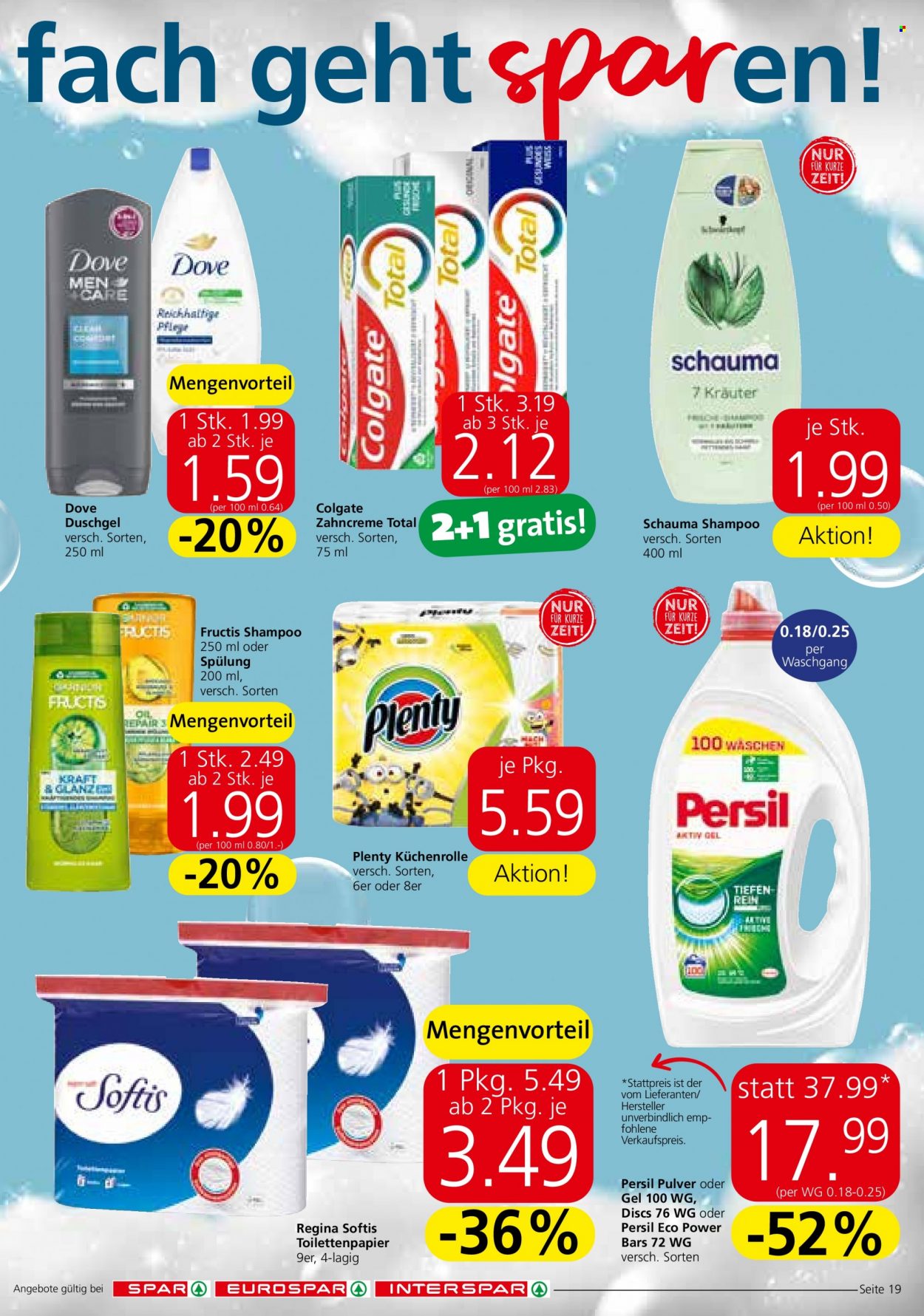 Angebote EUROSPAR - 3.11.2022 - 16.11.2022. Seite 19