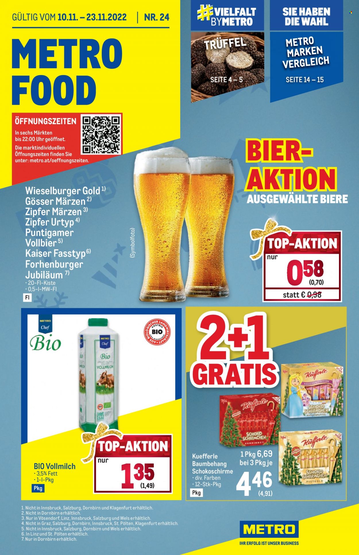 Angebote Metro - 10.11.2022 - 23.11.2022. Seite 1