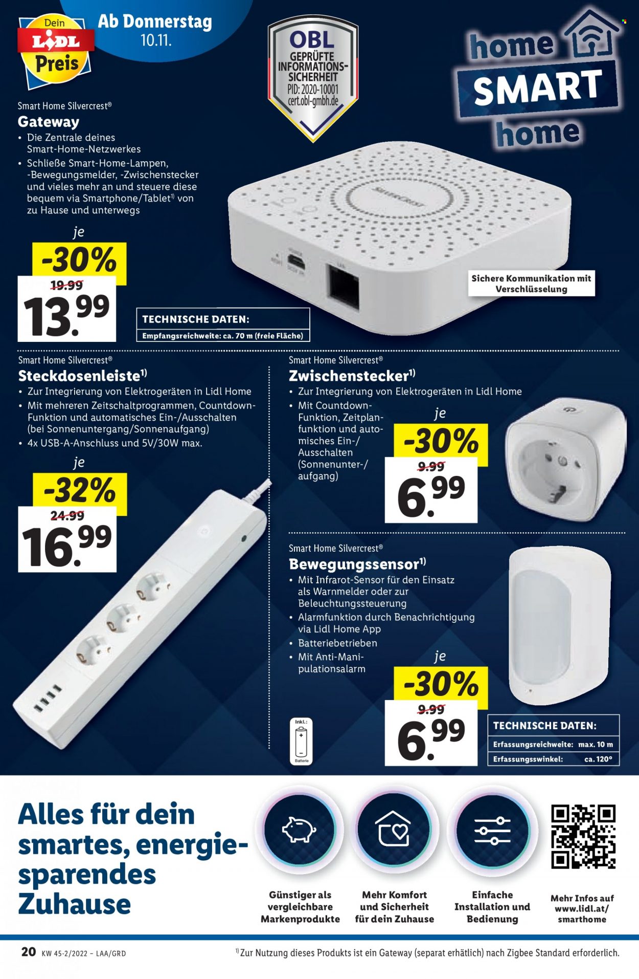 Angebote Lidl - 10.11.2022 - 16.11.2022. Seite 20
