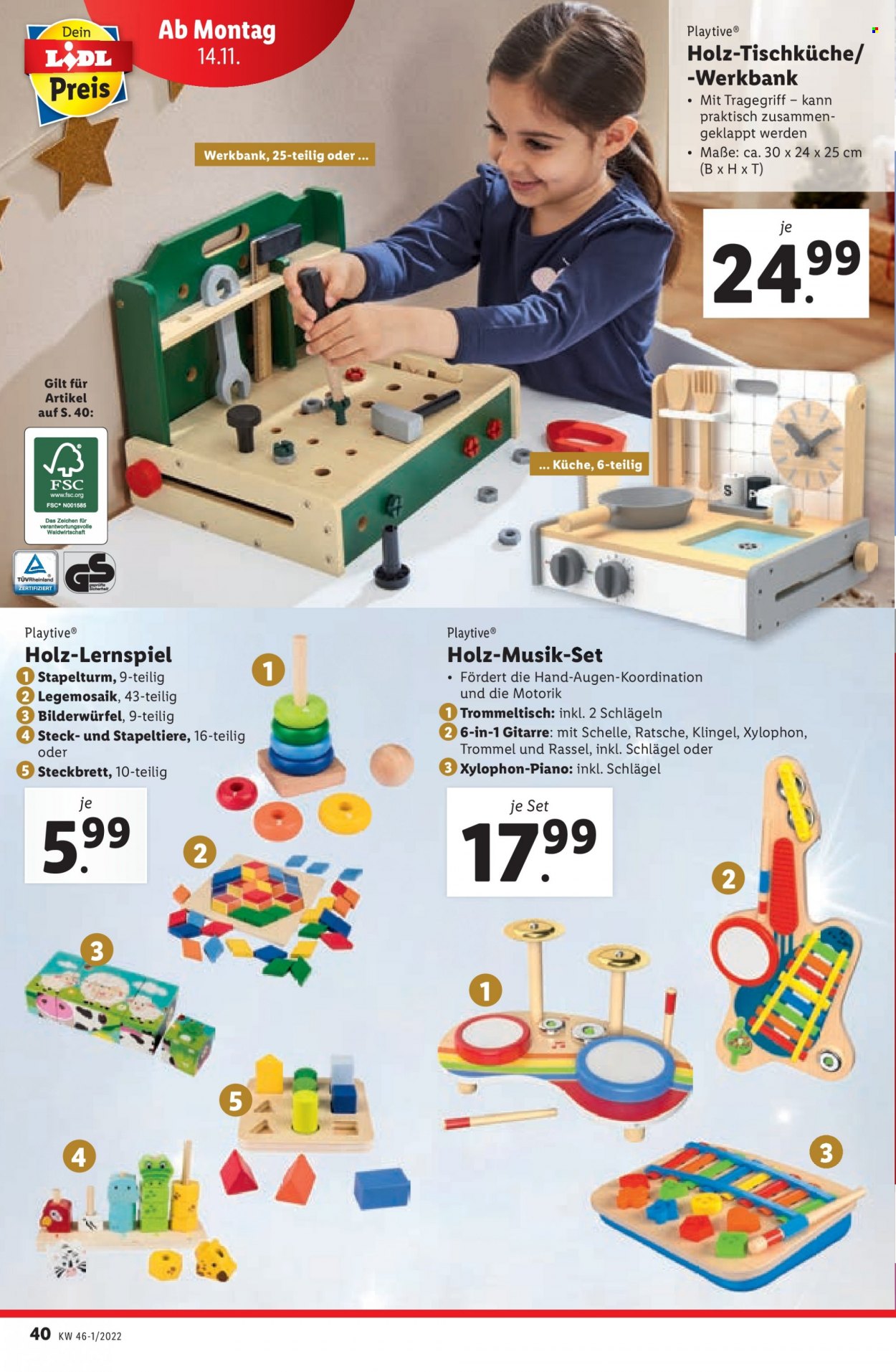 Angebote Lidl - 10.11.2022 - 16.11.2022. Seite 40