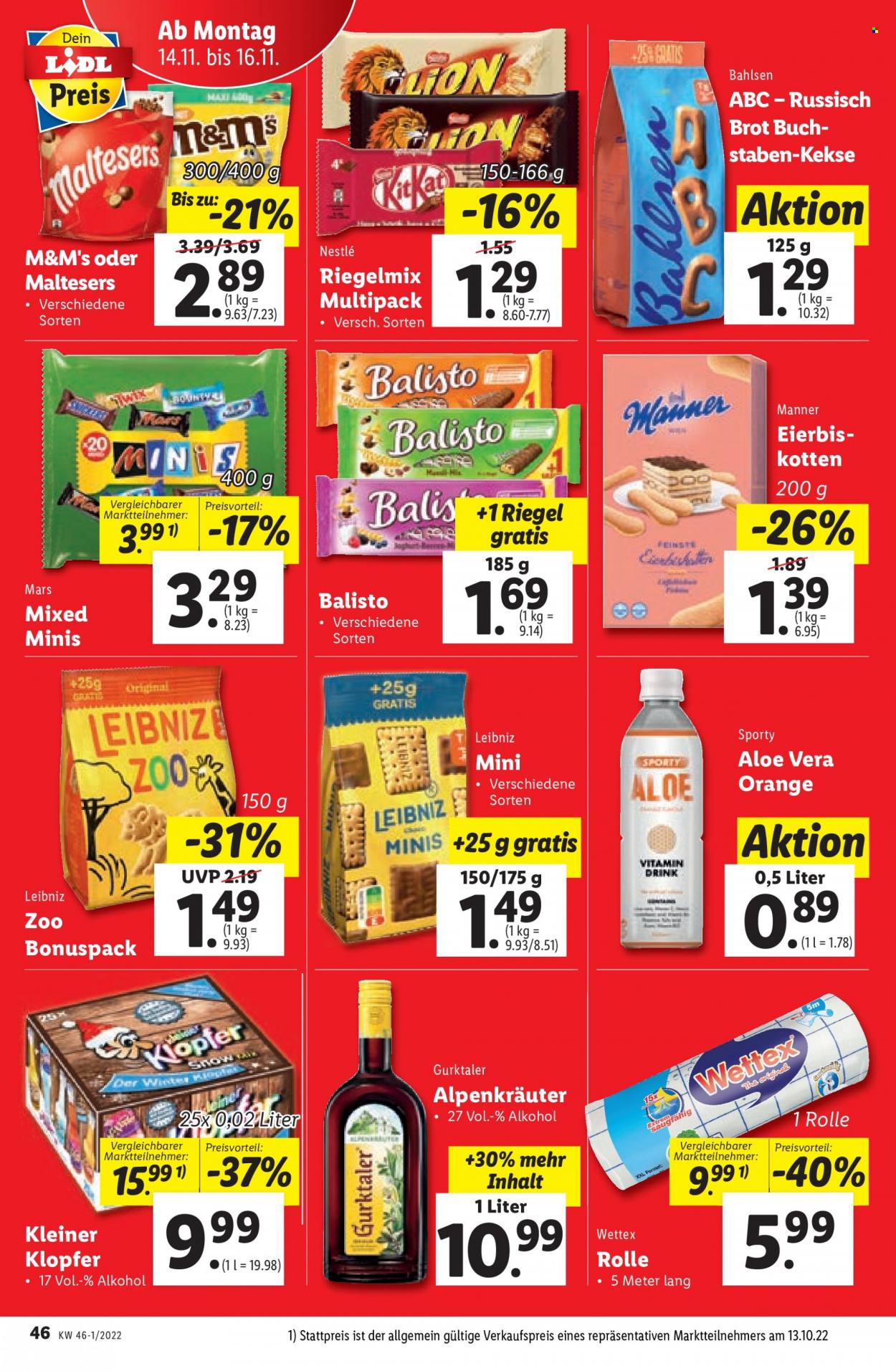 Angebote Lidl - 10.11.2022 - 16.11.2022. Seite 46