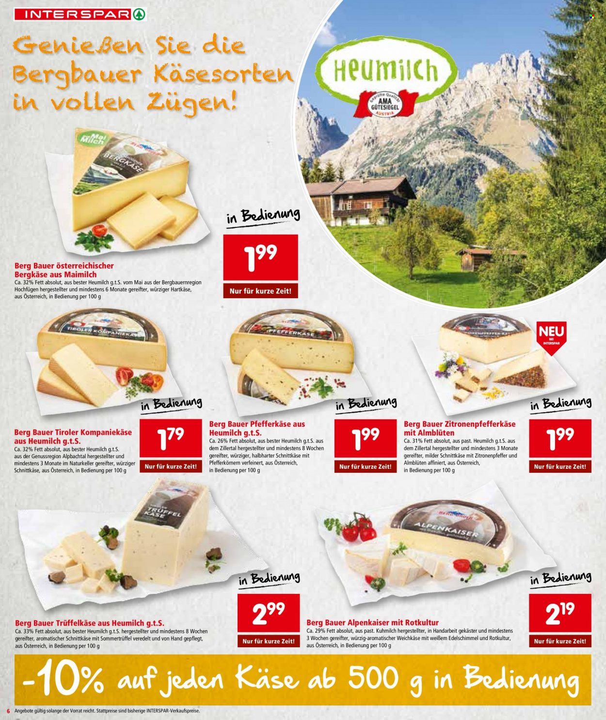Angebote INTERSPAR - 10.11.2022 - 16.11.2022. Seite 6