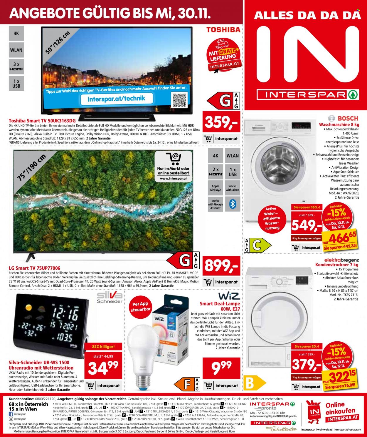 Angebote INTERSPAR - 10.11.2022 - 16.11.2022. Seite 16