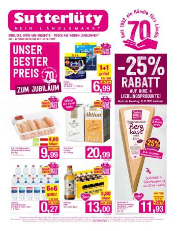 Angebote Sutterlüty - 10.11.2022 - 16.11.2022.