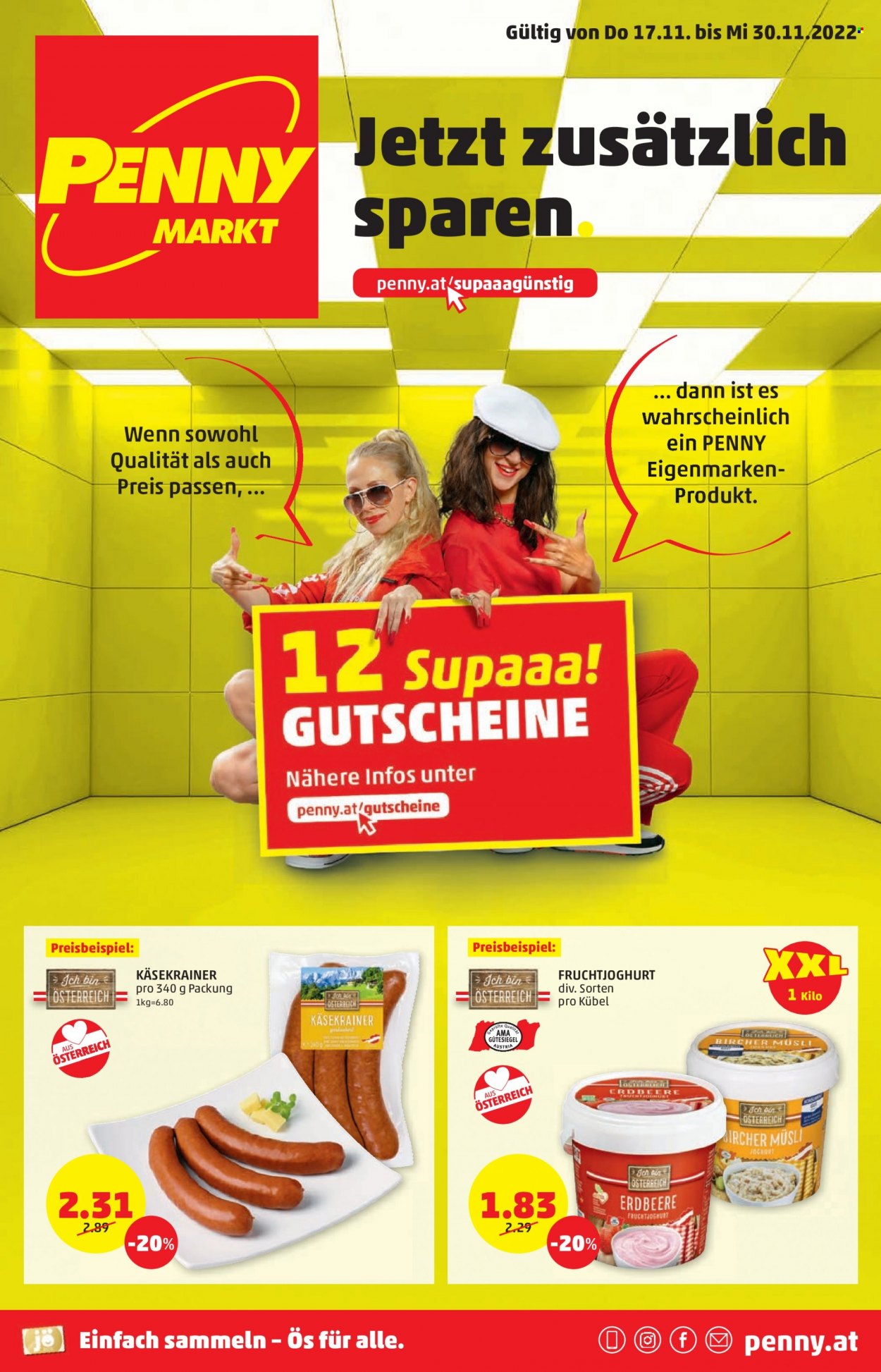 Angebote Penny - 17.11.2022 - 30.11.2022. Seite 1
