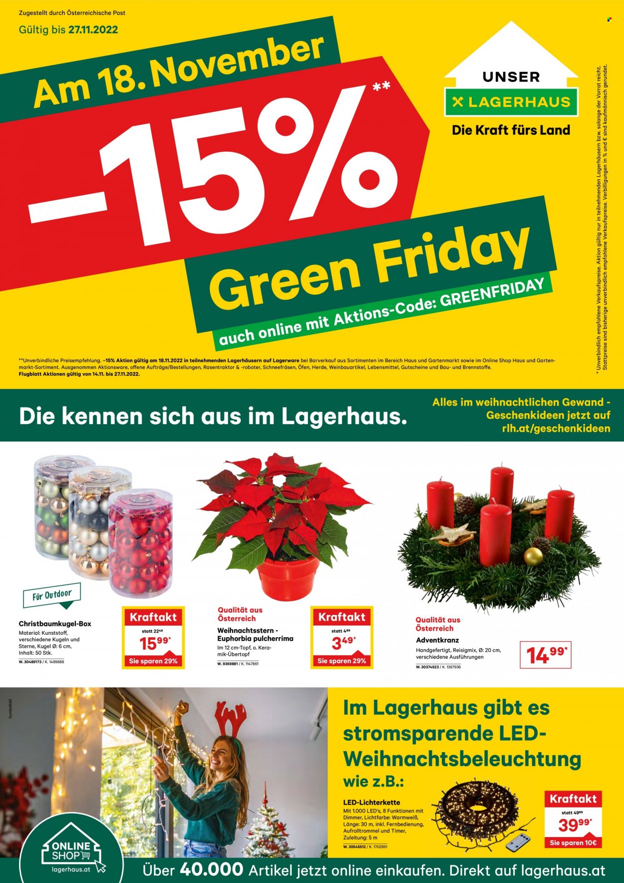 Angebote Lagerhaus - 14.11.2022 - 27.11.2022. Seite 1
