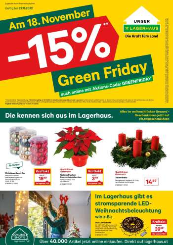 Angebote Lagerhaus - 14.11.2022 - 27.11.2022.